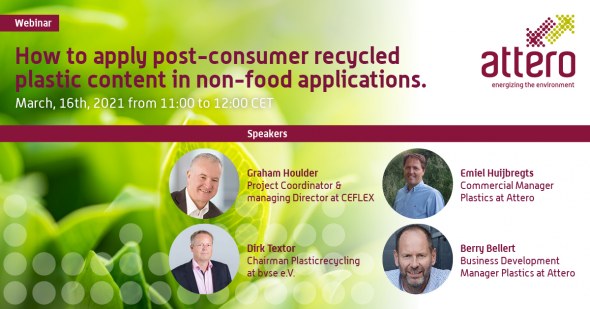Attero organiseert webinar kunststoffen