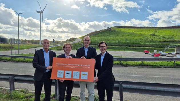 Attero, BOM en Energie Coöperatie Burgerwindpark Spinder investeren in grootschalig batterijopslagsysteem in Tilburg