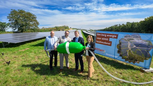 Attero opent zonnepark op stortplaats in Montfort